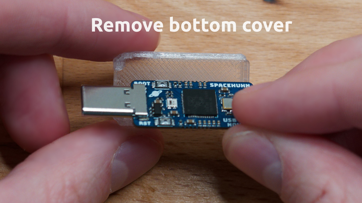 Remove bottom cover
